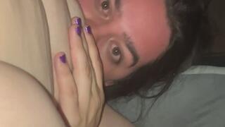 Eating Her Breakfast