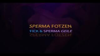 Nice sprayed on the face and on the plump tits