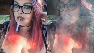 Smoking a 100 with the windows rolled up