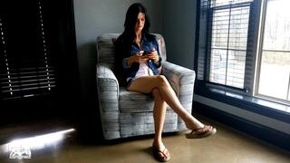 1393 (Pedals) – April Lee Taking Daddy’s Car to Eat with a Friend