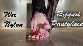 Top 40 min! From Sexy Anastasia, Pantyhose Ripping, Ripped Nylon, Shoeplay, Nylon Ripping, Wet Pantyhose, Wet Nylon
