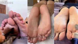 First FOOT TICKLING Compilation - Tickle with Feather, Brush, Glove - Laughing and Giggling - SD