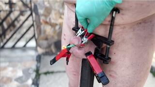 BURNT COCK genitals destroyed medieval CBT