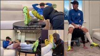 Clean my soccer cleats and be my pony (4K)