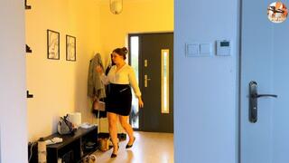Lexi comes back from work to great anal fuck