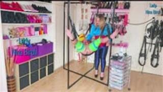 Lady Nina Birch - Satin Fetish Slave Torment Pt1