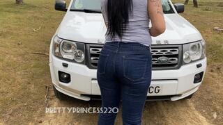 Farting in public cleaning the car