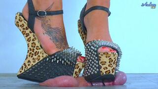 Crushed Under My Wild Spikey Wedges - Bug Cam - AmbersCBT - 49BC