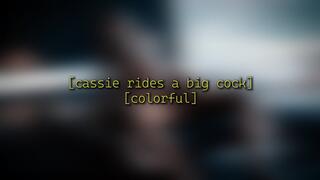 Cassie rides a big cock [colorful] - 1080p