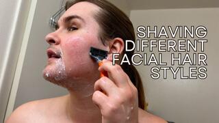 Shaving Different Facial Hair Styles
