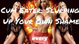 Cum Eater Slurping Up Your Own Shame