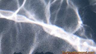 Carissa transition to a mermaid-just add water!