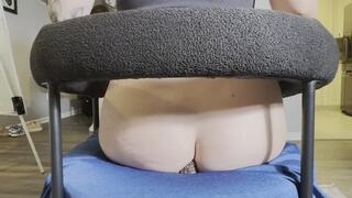 Bare Ass Farting on Tiny Cheating Boyfriend