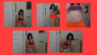 LUNCH CHOCOLATE ÉCLAIRS PEE SING ORGASM AT POOL