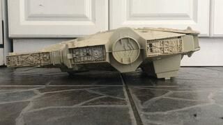 Red sole metal tip boots destroy millennium falcon Asmr