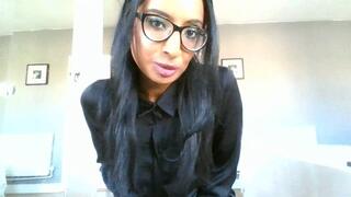 Specsy Librarian JOI to Cum On Her Tits
