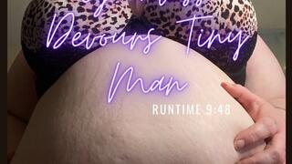 Giantess Devours A Tiny Man