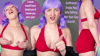 Girlfriend Tricks You Into Telling Her Your Gay Secret - Gay Humiliation Femdom POV Make Me Bi Bisexual Encouragement with Mistress Mystique - WMV