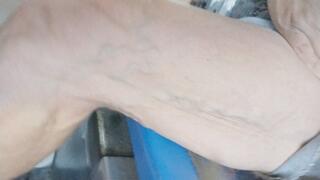 Riding the bus and up close flexing