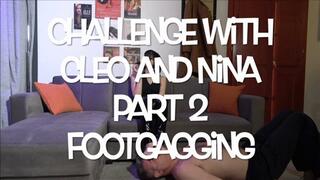 GEA DOMINA - CHALLENGE WITH CLEO E NINA - PART 2: FOOTGAGGING