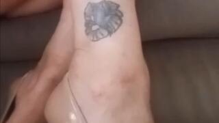 Tara shows her legs in high heels