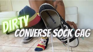Dirty Converse Sock Gag
