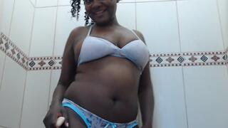 Shower and hot dance baby