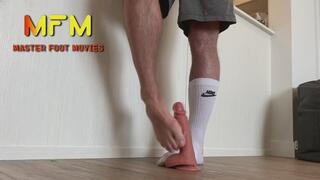 With my feet I play with your cock part 2