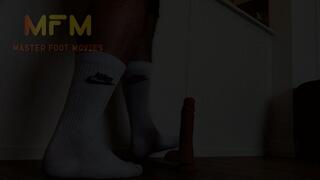 With my feet (socks), I play with your cock part 1