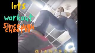 Giantess Crew- Let’s Workout Since you cheated