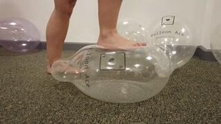 FGP039: Clear Bare Foot Stamp and foot play **4K**