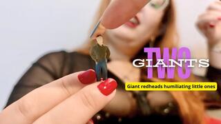 Two giant redheads humiliating the little ones (EN-720)