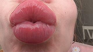 Sweet glossy kisses! MP4