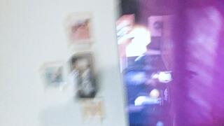 Teenie in Giantess Top as she Works Out 1080