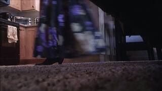 Deb's Home From the Office & Ready to Fuck Wearing Her Black Stockings, LuLaRoe Maxi Skirt and Black IMPO Spiked Kitten Heeled Boots 2 (10-22-2020)