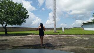 Driving, Driving, Accelerating & Pedal Pumping with Flip Flops (3)