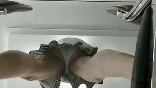 Upskirt Face Sitting white cotton panties MP4 HD 720p