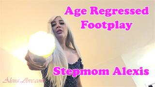 Age Regressed Footplay With Stepmom Alexis[HD]