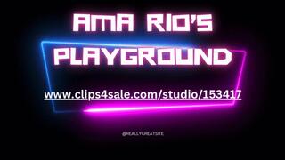 Sensual Bath Foot Worship: Ama Rio invites you into her bath to suck on her toes and becomes aroused