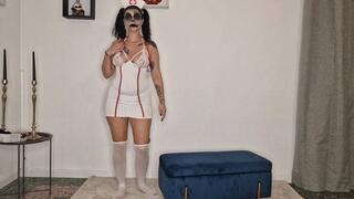 Nurse collect sperm - Huge Cumshot