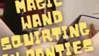 Magic Wand Squirting in Panties 1080p