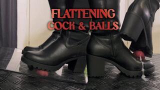 Secretary Flattening Cock and Balls, Plexiglass and Black Heels - (Slave POV Version) - TamyStarly - Trample, Crushing, Crush, Bootjob, Ballbusting, CBT, Shoejob, Riding, Stomp