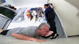 Natalia's New Shoes Head Trampling 2 FLOOR CAM (4K)