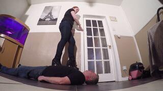 Lisa's Hard Trampling Boots FLOOR CAM (4K)