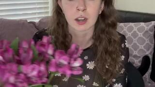 Allergic to flowers, sneezing fit