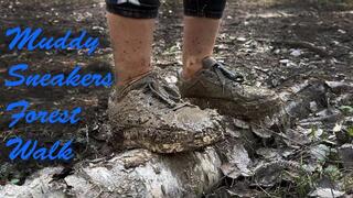TOP VIDEO from Sexy SweetLana, Blue sneakers muddy, ruined sneakers in mud, wet sneakers, sneakers in mud