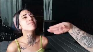 SLAVE SUFFERING IN BBW'S HAND FROM SLAPS ON FACE AND ASS BY BRITNEY HUNTER AND BABE LILIT CAM BY ALINE FULL HD