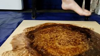 Charlie Angel Stuck Barefoot in Triply Thicc Glue Trap