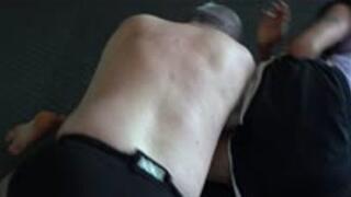 Mixed Wrestling at Gym with adalovekick