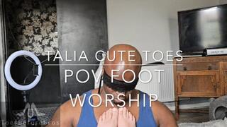Taliascutetoes POV Foot Worship